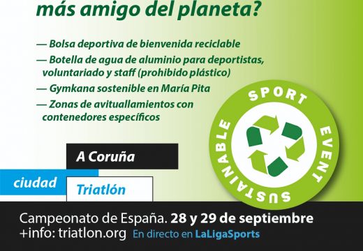 O Campionato da Coruña inicia a senda “verde” do tríatlon español